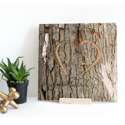 Personalized Memory Tree Bark - Unique Keepsake (Front)