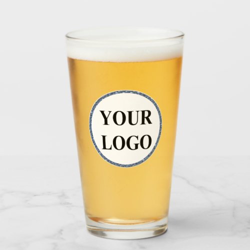 Personalized Men Gifts Black and White LOGO Glass