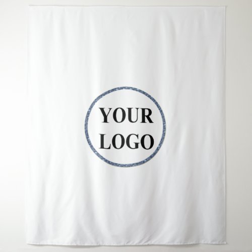 Personalized Men Gifts Black and White LOGO Tapestry