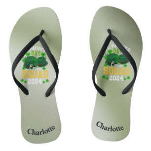 Personalized Men & Women Cruise Squad Flip Flops