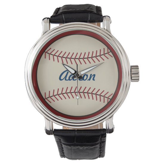 Personalized Men's Baseball Watch Gift