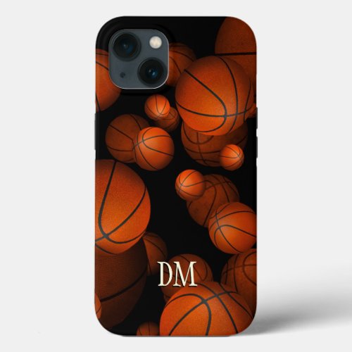 personalized mens basketball iPhone 13 case