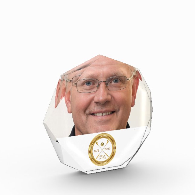 Personalized Men's Golf Hole-In-One  Award (Left)