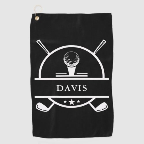 Personalized Mens Golf Towel
