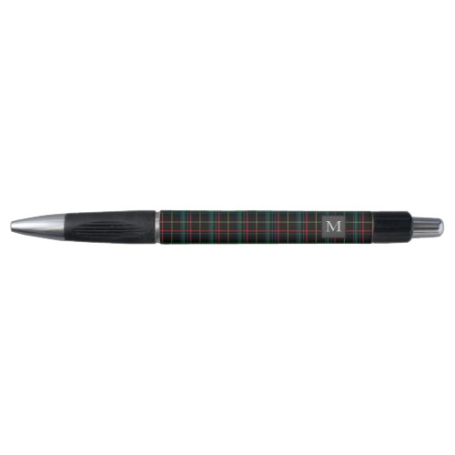 Personalized Mens Tartan Monogram Businessmans Pen