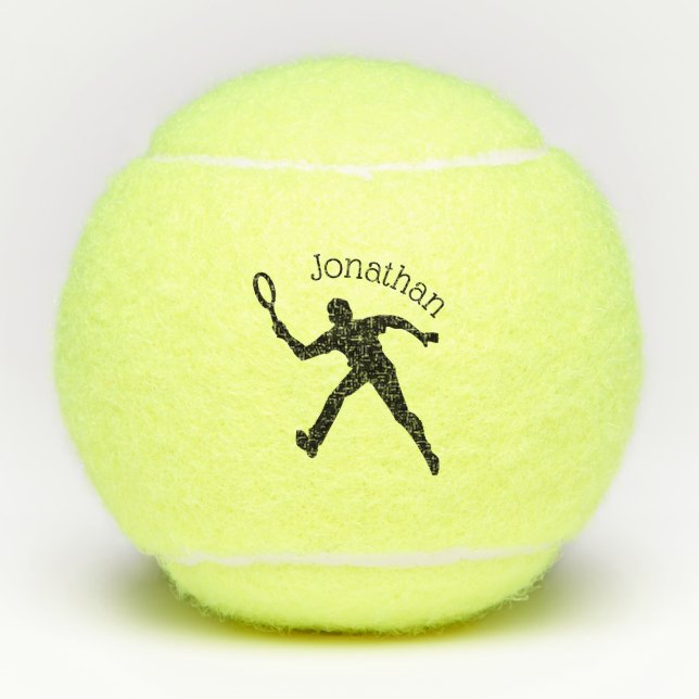 Personalized Men's Tennis Ball (Front)