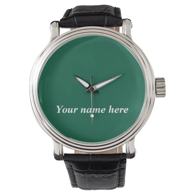 Personalized Men's Watch – Elegant Custom Name Gif (Front)