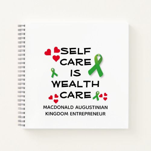 Personalized Mental Health SELF CARE Christian Notebook