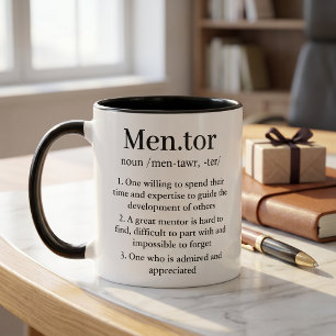 Personalized Mentor Definition Mug Teacher Gifts