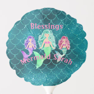 Personalized Mermaid Balloon