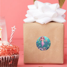 Personalized Mermaid Birthday Party Invitation
