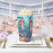 Personalized Mermaid Birthday Party Invitation Favor Boxes