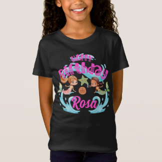 Personalized Mermaid Birthday Shirt
