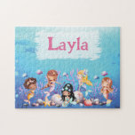 Personalized Mermaid Child Name Puzzle<br><div class="desc">Our personalized kid puzzles make great gifts for any occasion - Baptisms,  Baby Announcements,  Christmas,  Birthdays,  White Elephant Parties,  Weddings,  & More! If you’ve been looking for a unique gift look no further - great for your favorite family member,  coworker,  or friend!</div>