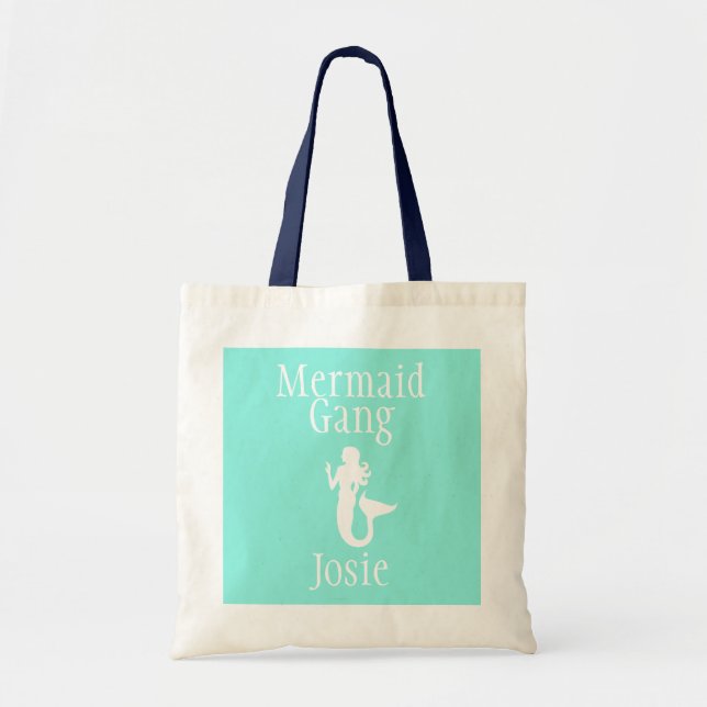 Personalized Mermaid Gang Tote (Front)