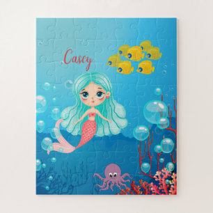 Personalized Mermaid Jigsaw Puzzle