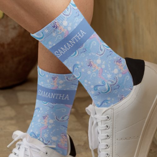 Personalized Mermaid Lover Pattern Socks