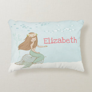 Personalized Mermaid Pillow
