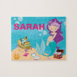 Personalized Mermaid Puzzle at Zazzle