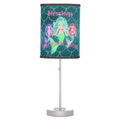 Personalized Mermaid Table Lamp (Front)