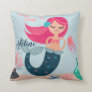 Personalized Mermaid Throw Pillow