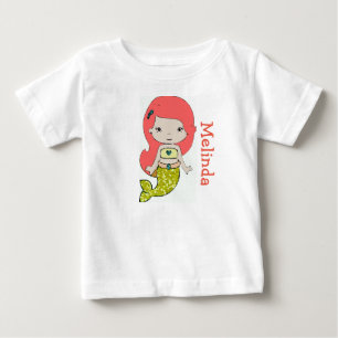 Personalized Mermaid Toddler Tshirt