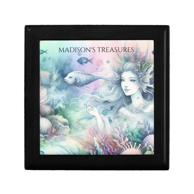 Personalized Mermaid Treasures Gift Box (Front)