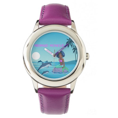 Personalized Mermaid  Watch