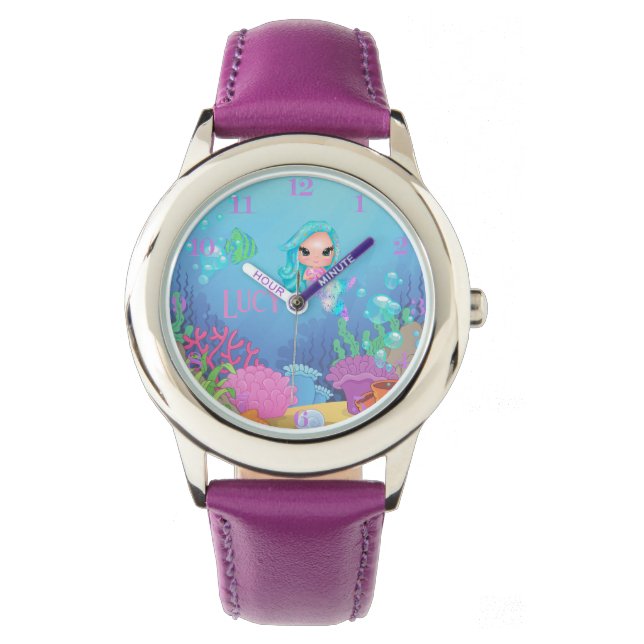 Personalized Mermaid  Watch (Front)