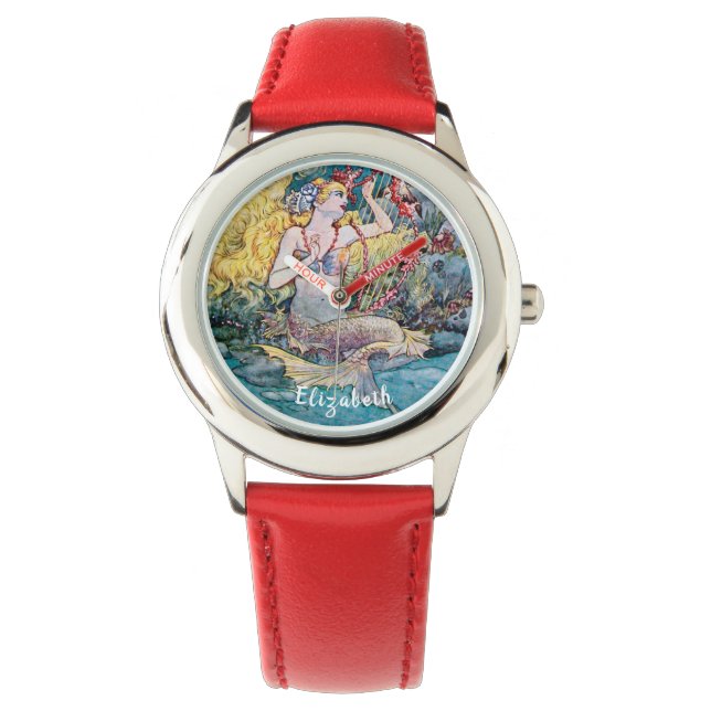 Personalized Mermaid Watch (Front)