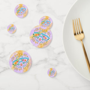 PERSONALIZED MERRY CHRISTMAS 20XX CONFETTI