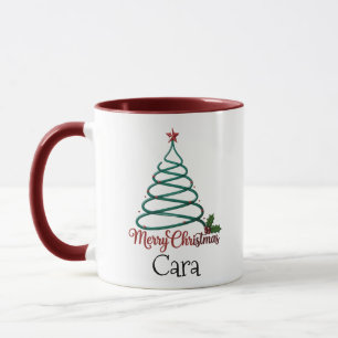 Personalized Merry Christmas Custom Name Gift For Mug