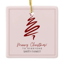 Personalized Merry Christmas Family Name