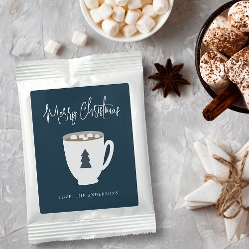 Personalized Merry Christmas Hot Chocolate Drink Mix