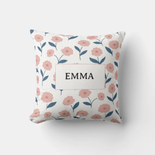 Personalized Merry Christmas Name Holiday Pillow