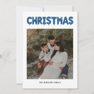Personalized Merry Christmas Photo Card – Editable