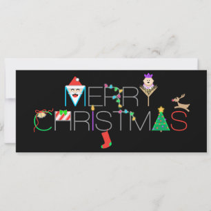 Personalized Merry Christmas Photo Holiday Card