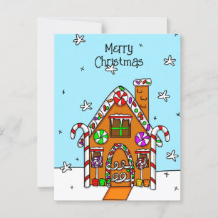 Personalized Merry Christmas Postcard