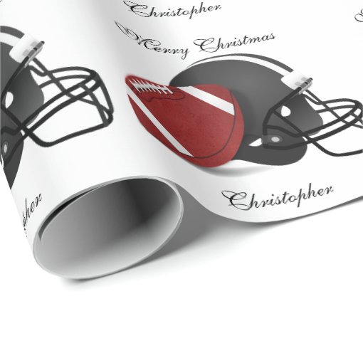 Personalized Merry Christmas Sports Wrapping Paper Zazzle