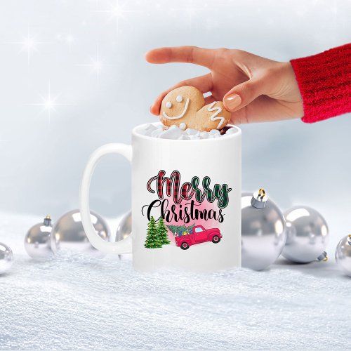 Personalized Merry Christmas Sublimation Coffee Mug
