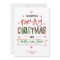 Personalized  Merry Christmas Typography Non Photo