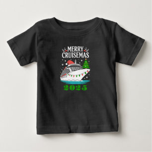 Personalized Merry Cruisemas Cruise Ship Family Baby T-Shirt