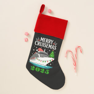 Personalized Merry Cruisemas Cruise Ship Family  Christmas Stocking
