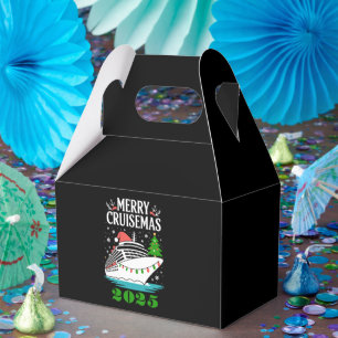 Personalized Merry Cruisemas Cruise Ship Family  Favor Boxes