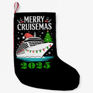 Personalized Merry Cruisemas Cruise Ship Family  Small Christmas Stocking