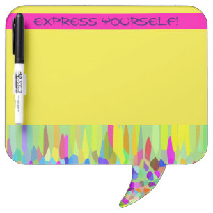 Personalized Message Board in Artsy Garden Fringe