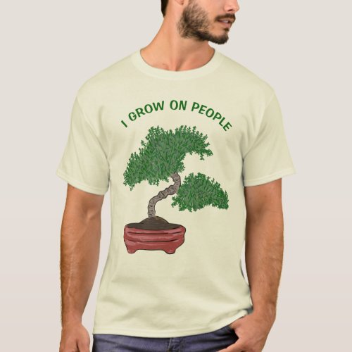 Personalized Message Japanese Bonsai Tree Graphic T_Shirt