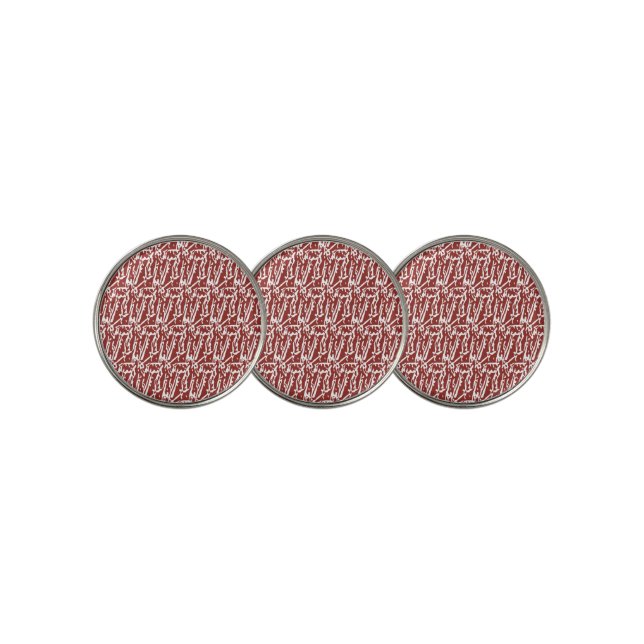 Personalized Metal & Poker Chip Golf Ball Markers (3 Up)
