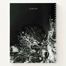 Personalized Metallic Cover Minimalist Sketchbook