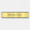 Personalized Metallic Look Faux Gold Elegant